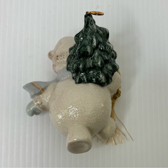 LENOX Snowman Totting Tree Christmas Ornament, 3rd in Series, in Box - Picture 4 of 11